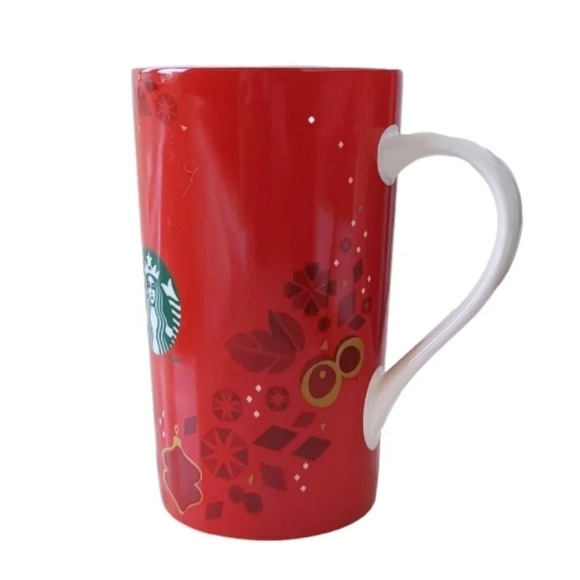 Starbucks 2013 Holiday Mugs Christmas Snowflake MCM - Picture 4 of 9